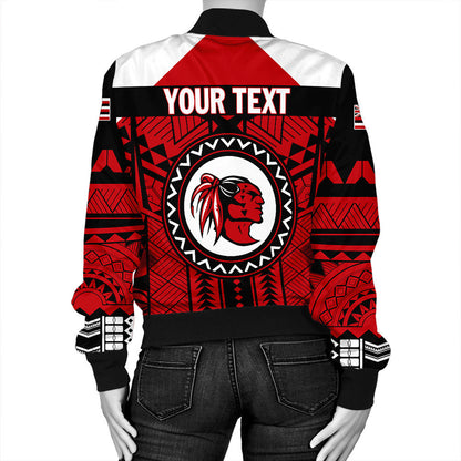 Polynesian Jacket Personalized Hawaiian High Kahuku Bomber Jacket