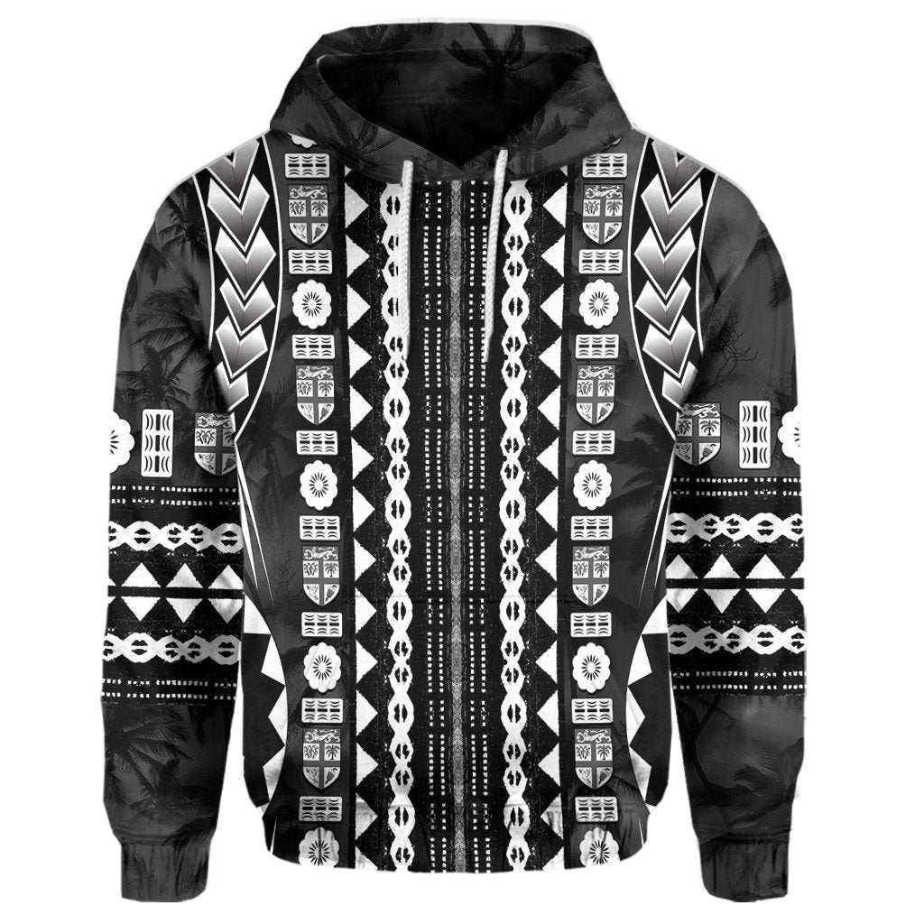 Polynesian Pride Hoodie Fiji Masiterpiece Coconut Tree Pullover Hoodie