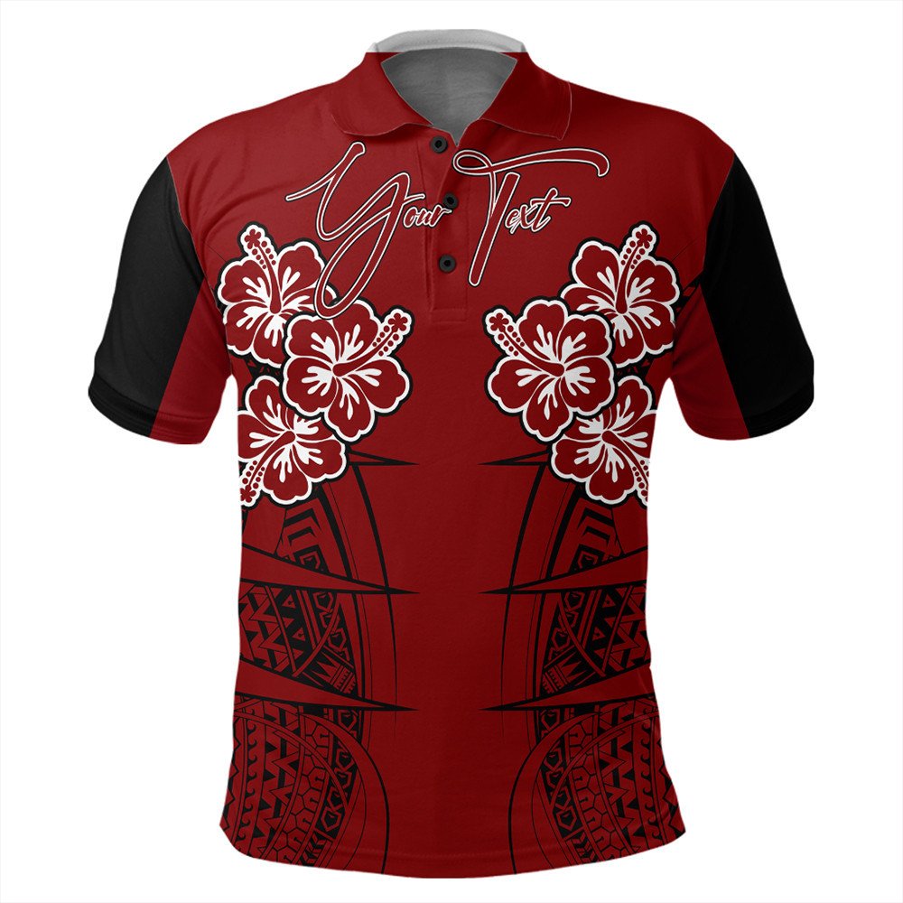 Polynesian Polo Shirt - Personalized Hawaii Spearhead Hibiscus Polynesian Polo Shirt