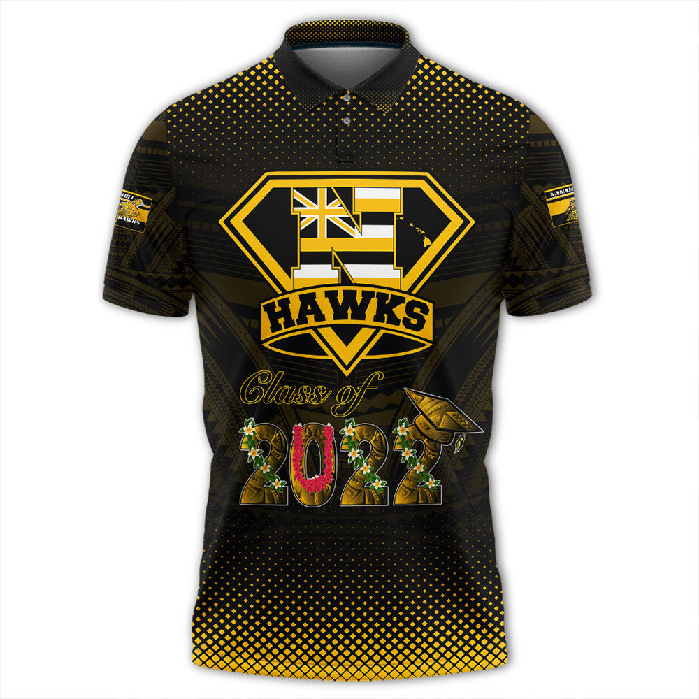 Polynesian Polo Shirt - Hawaii Class Of Nanakuli Golden Hawks Polo Shirt