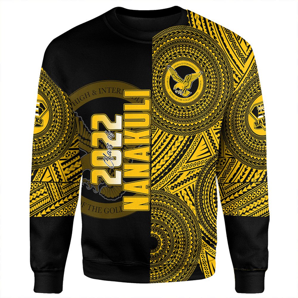 Polynesian Sweatshirt Personalized Hawaii Class Of Nanakuli Sweatshirt