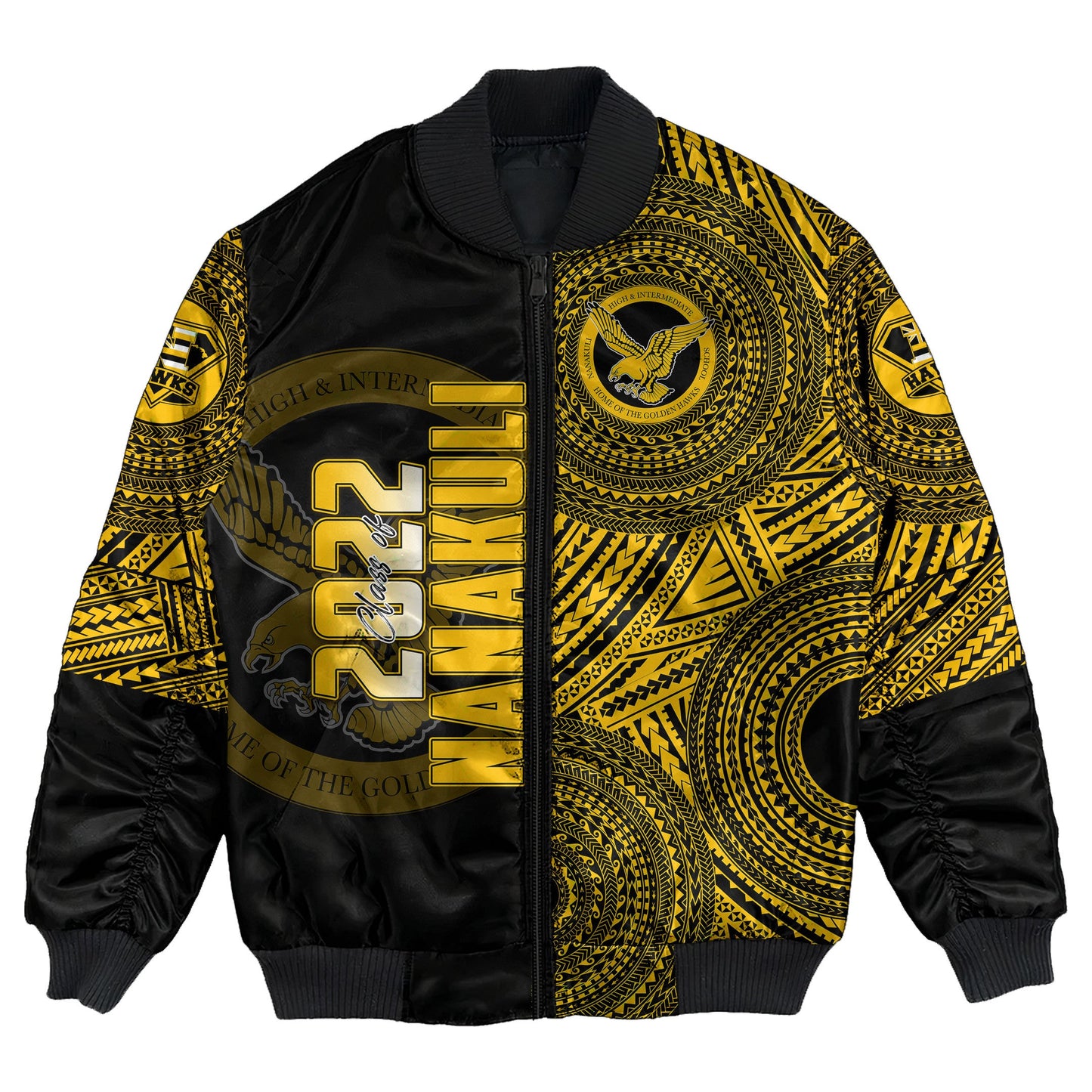 Polynesian Jacket Hawaii Class Of Nanakuli Bomber Jacket