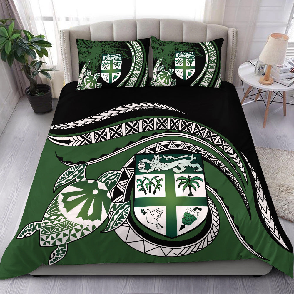 Polynesian Pride Home Set Fiji Masi Turtle Bedding Set (Duvet Cover and Pillow Cases)