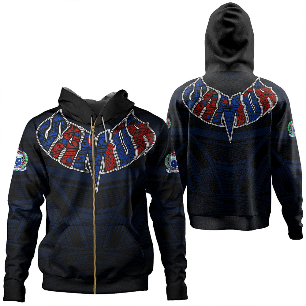 Polynesian Hoodie Samoa Forever Zip Hoodie0