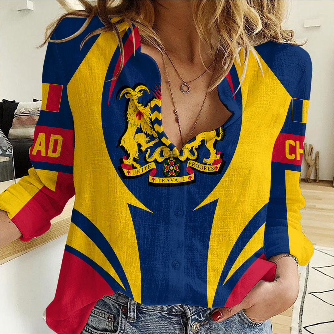 Clothing Chad Action Flag Women asual Shirt