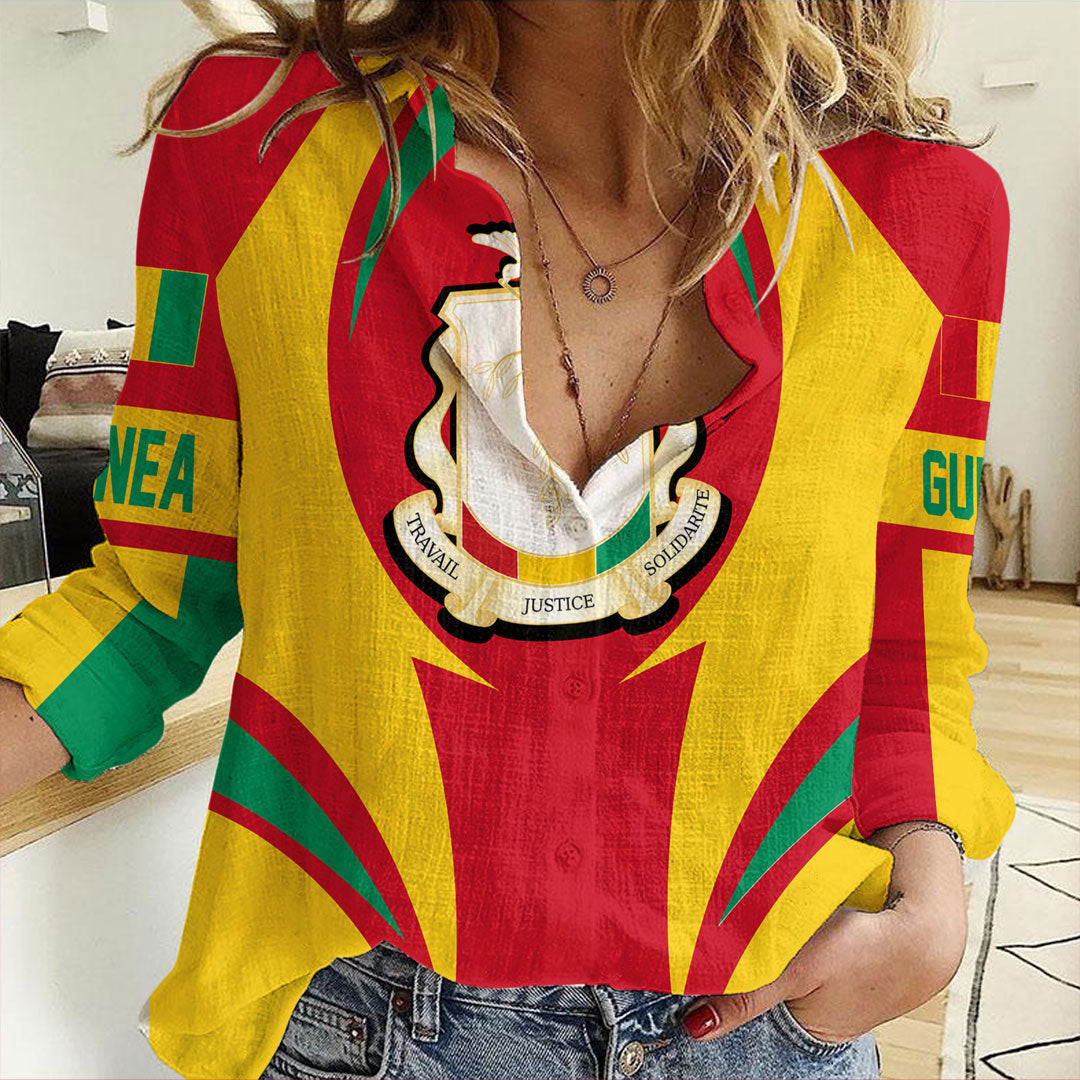 Clothing Guinea Bissau Action Flag Women asual Shirt