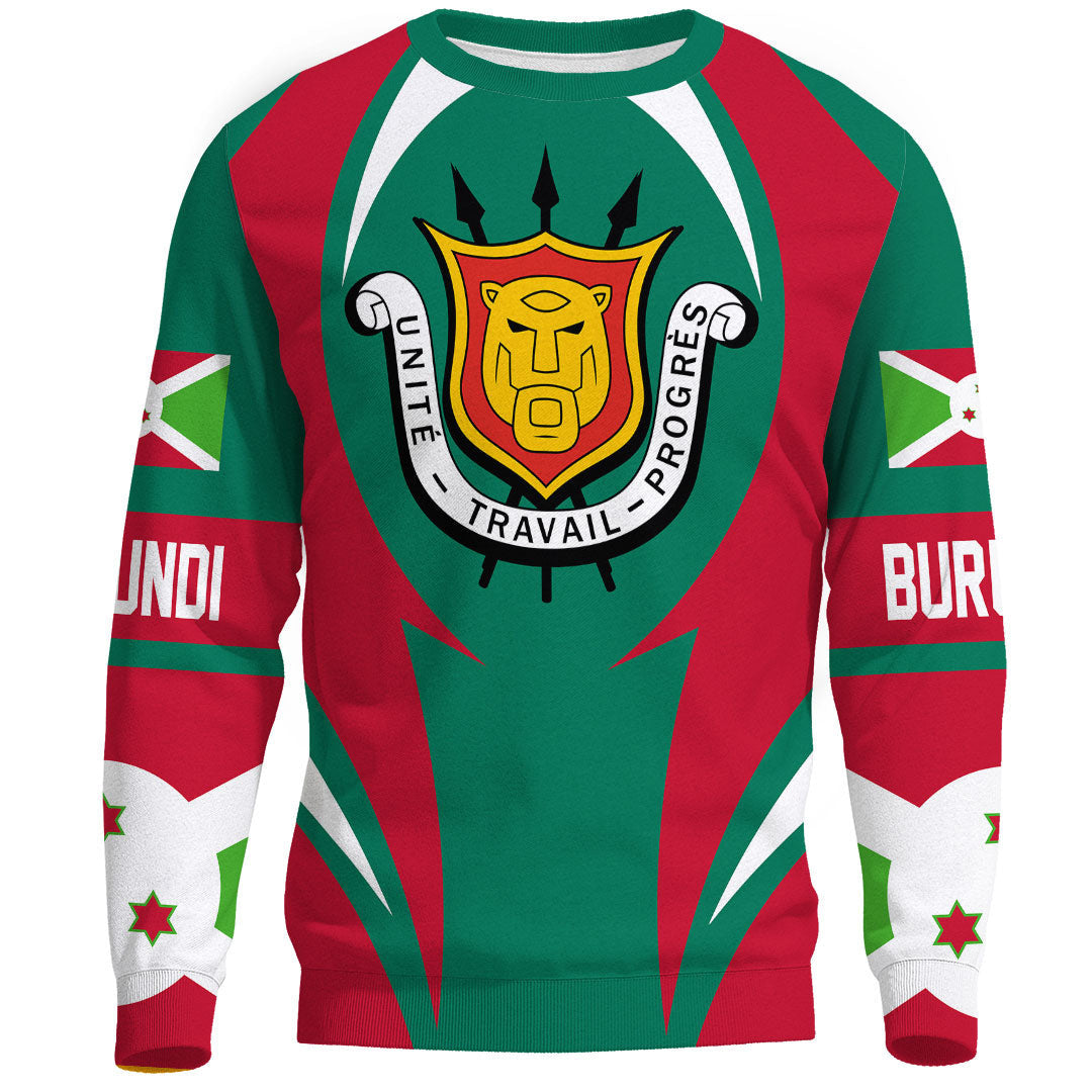 Clothing Burundi Action Flag Sweatshirts