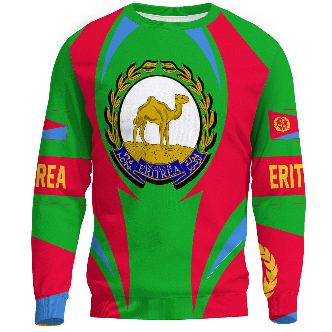 Clothing Eritrea Action Flag Sweatshirts