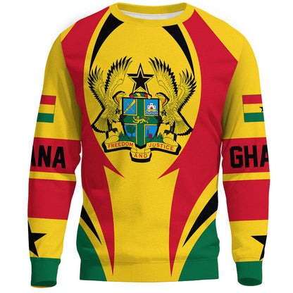 Clothing Ghana Action Flag Sweatshirts