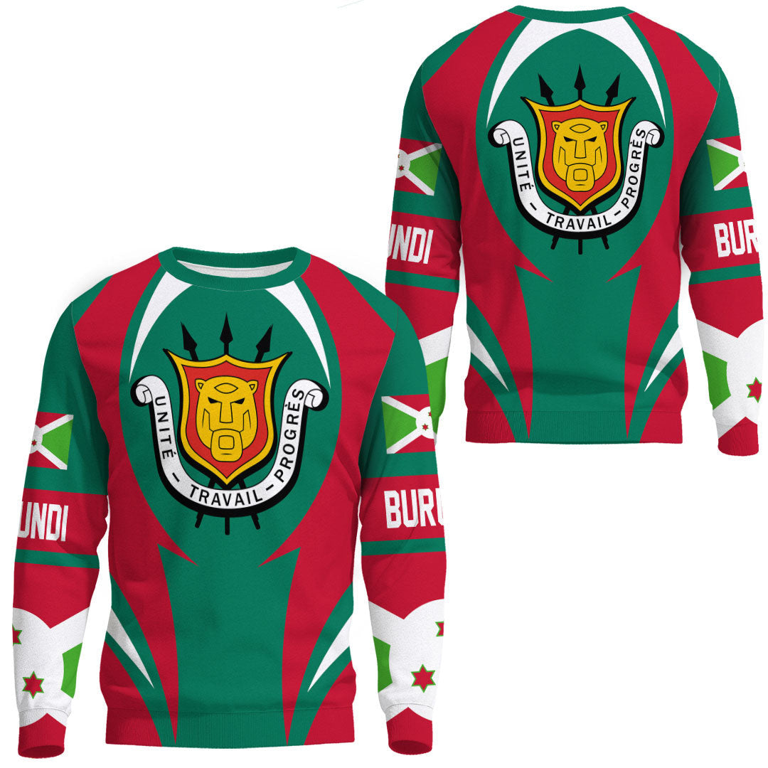 Clothing Burundi Action Flag Sweatshirts