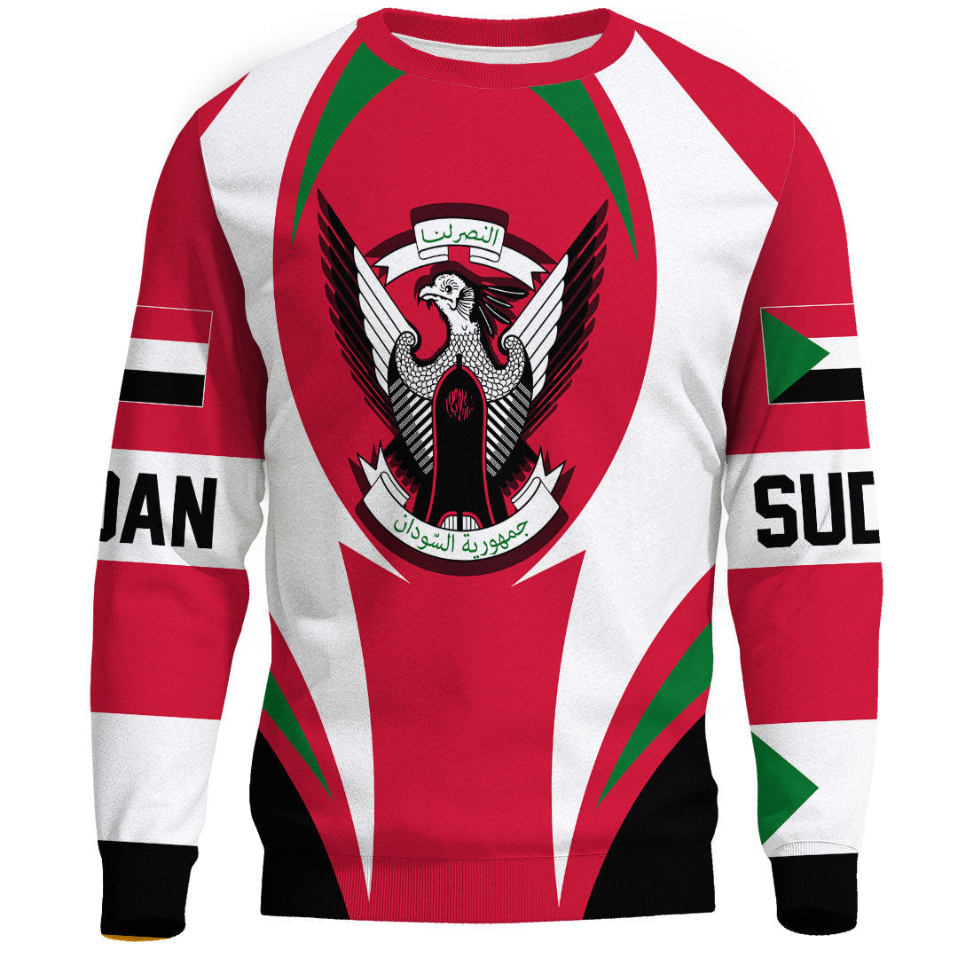 Clothing Sudan Action Flag Sweatshirts