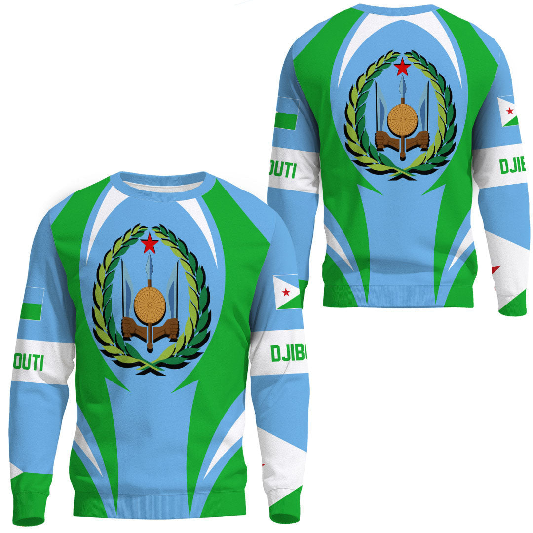 Clothing Djibouti Action Flag Sweatshirts