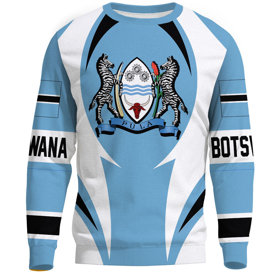 Clothing Botswana Action Flag Sweatshirts