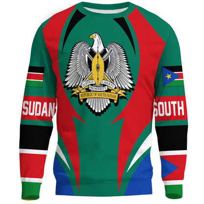 Clothing South Sudan Action Flag Sweatshirts