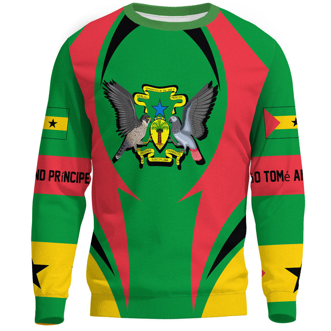 Clothing São Tomé and Príncipe Action Flag Sweatshirts