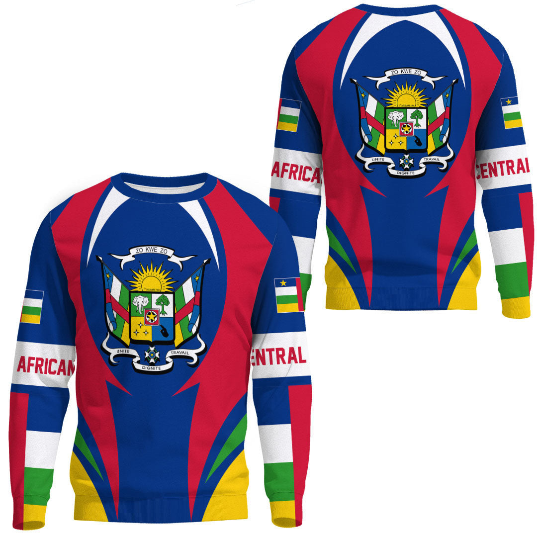 Clothing Central Africa Action Flag Sweatshirts
