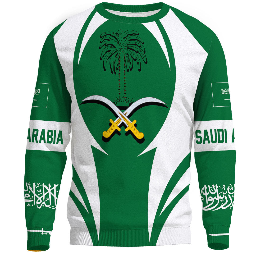 Clothing Saudi Arabia Action Flag Sweatshirts