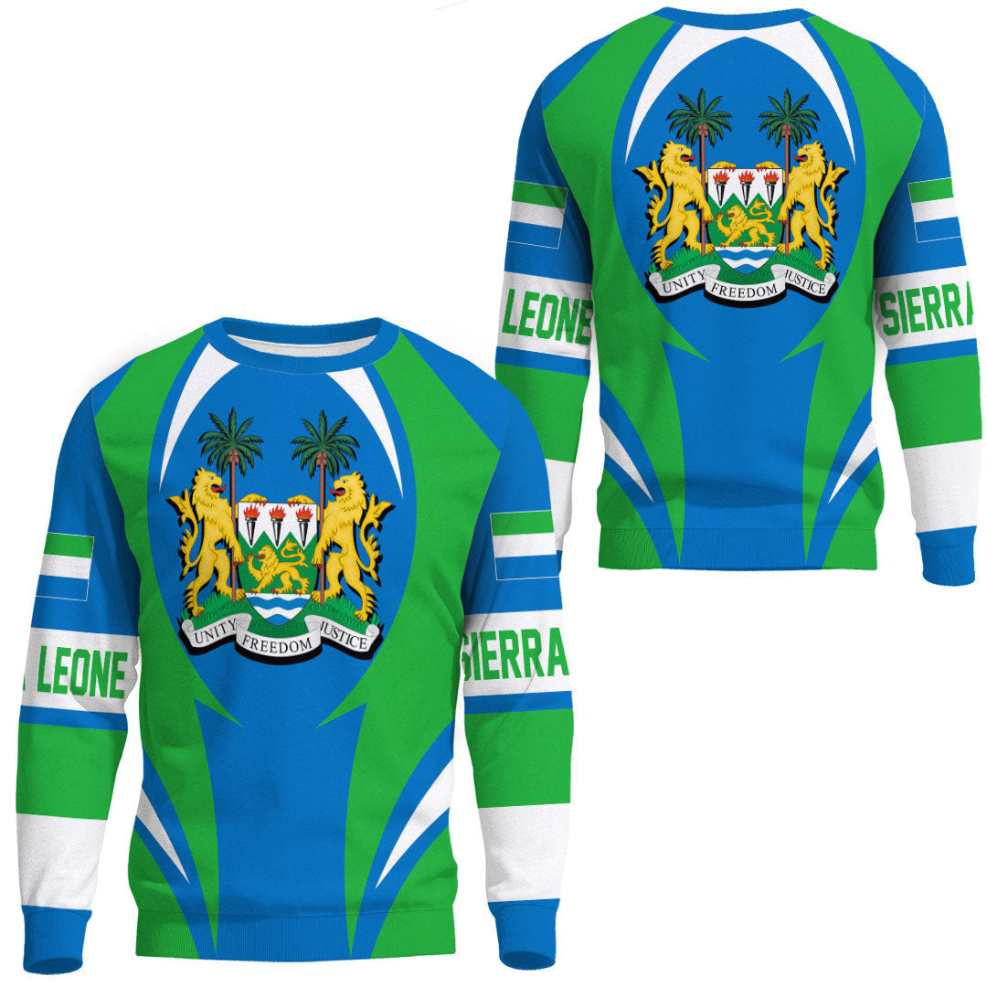 Clothing Sierra Leone Action Flag Sweatshirts