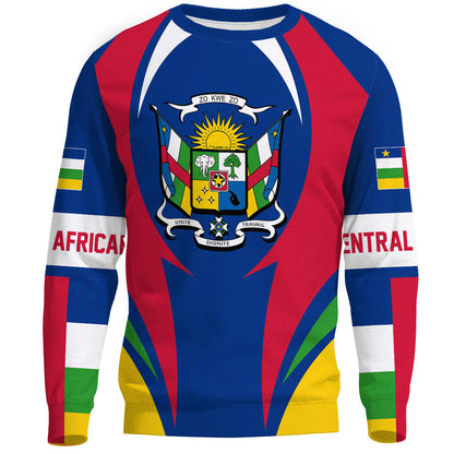 Clothing Central Africa Action Flag Sweatshirts