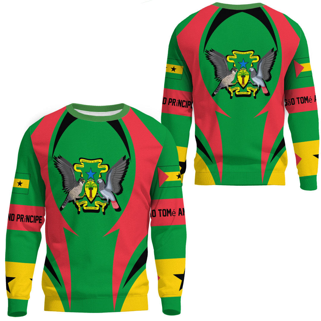Clothing São Tomé and Príncipe Action Flag Sweatshirts