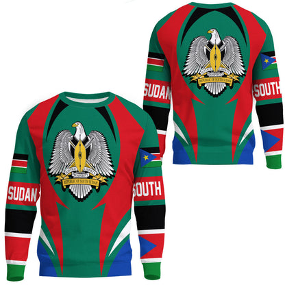 Clothing South Sudan Action Flag Sweatshirts