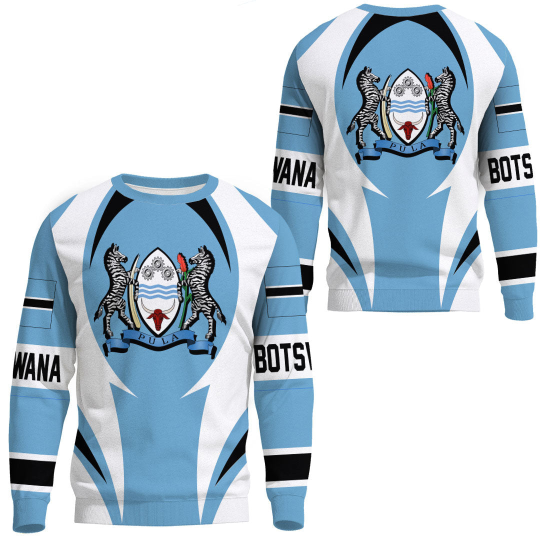 Clothing Botswana Action Flag Sweatshirts