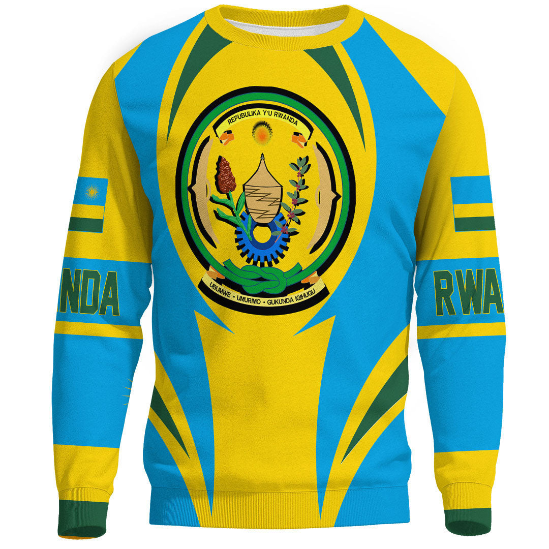 Clothing Rwanda Action Flag Sweatshirts