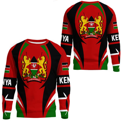 Clothing Kenya Action Flag Sweatshirts