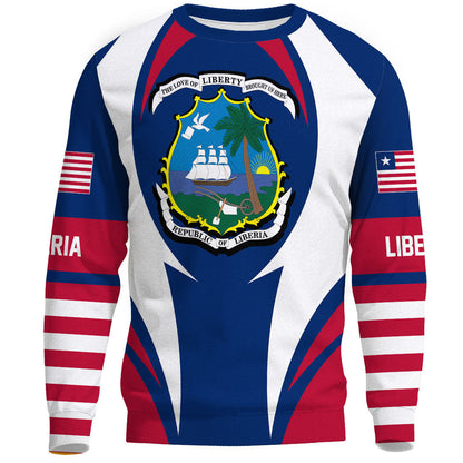 Clothing Liberia Action Flag Sweatshirts
