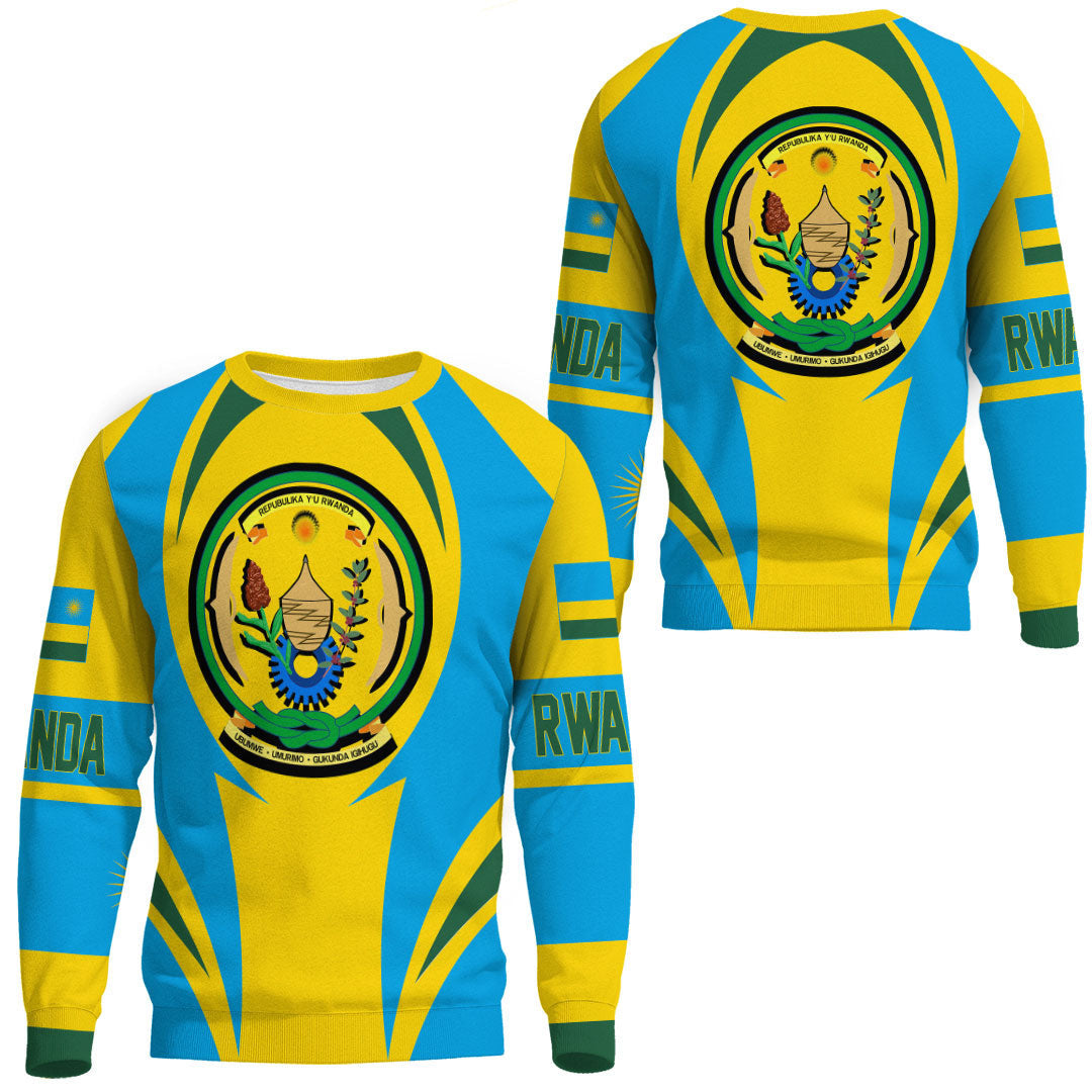 Clothing Rwanda Action Flag Sweatshirts