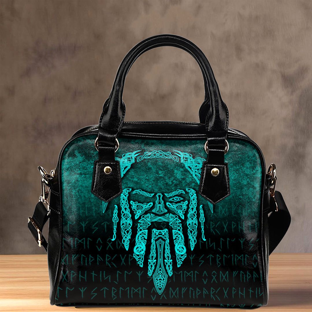 Shoulder Handbag Eye Of Odin Cyan Version Shoulder Handbag