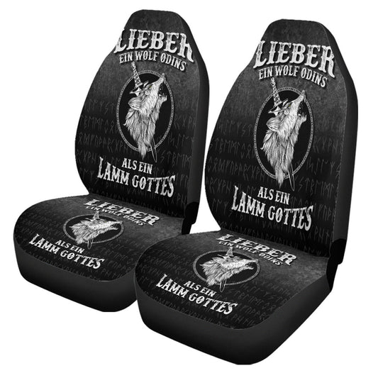 Car Seat Covers Lieber Ein Wolf Odins Als Ein Lamm Gottes Car Seat Covers