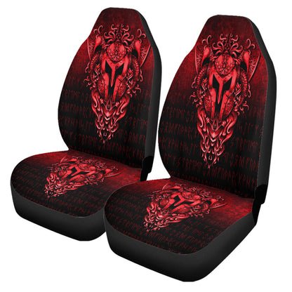 Car Seat Covers The Armor Of Viking Red Version Car Seat Covers