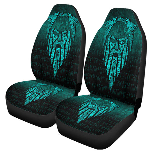Car Seat Covers Eye Of Odin Cyan Version Car Seat Covers