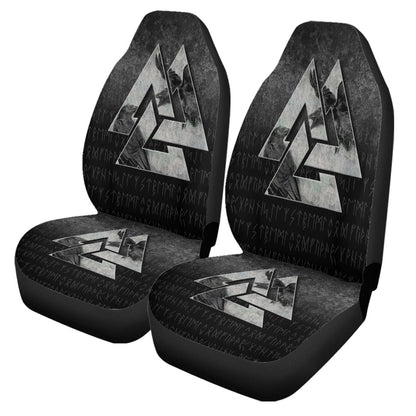Car Seat Covers Huginn Muninn Ravens From Odin Viking Car Seat Covers