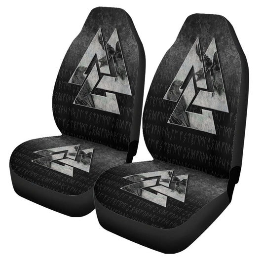 Car Seat Covers Huginn Muninn Ravens From Odin Viking Car Seat Covers