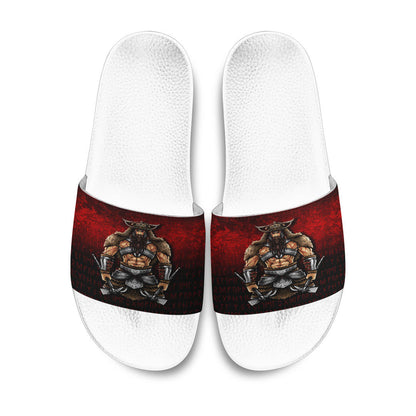 Slide Sandals Berserker Viking Warrior Valhalla Slide Sandals