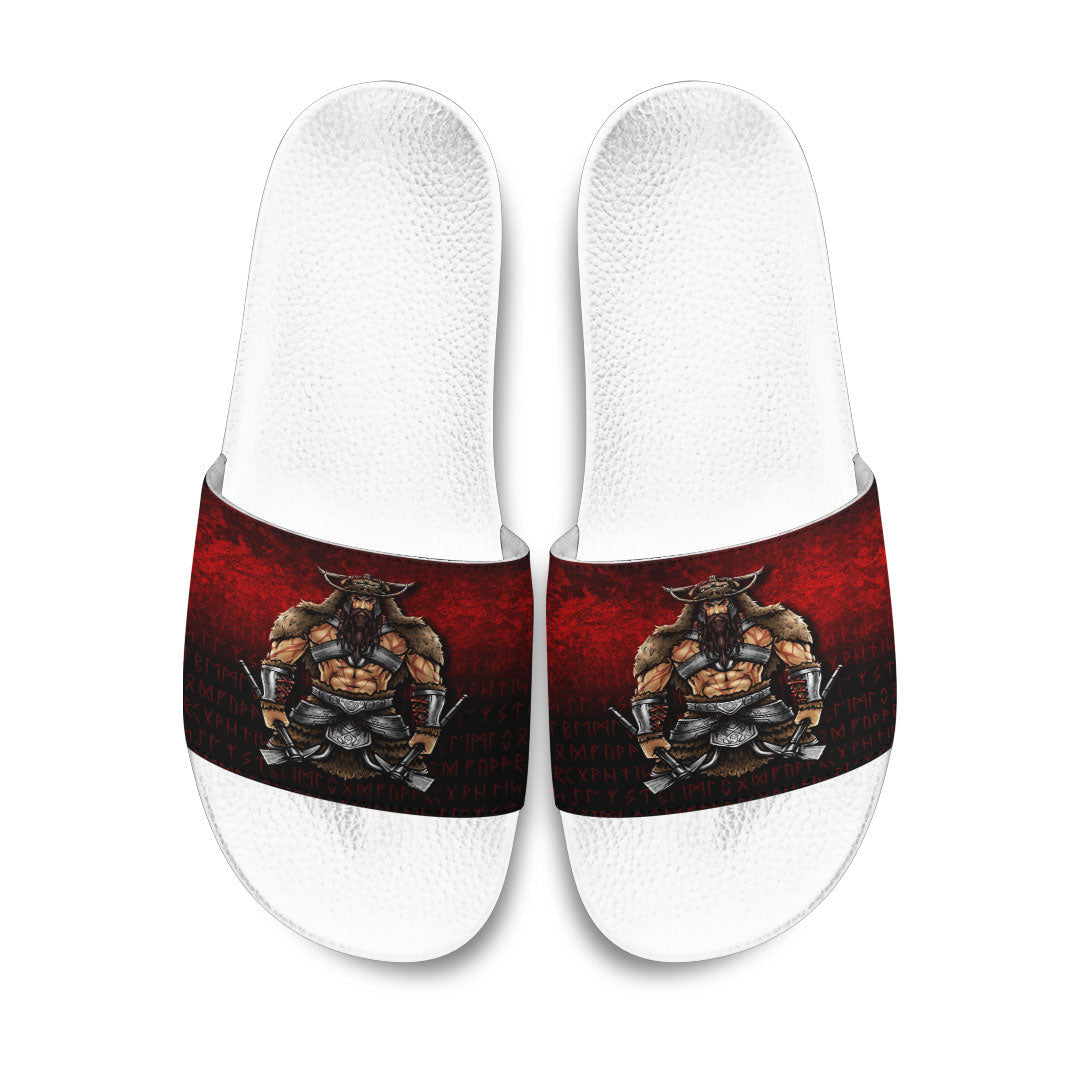 Slide Sandals Berserker Viking Warrior Valhalla Slide Sandals