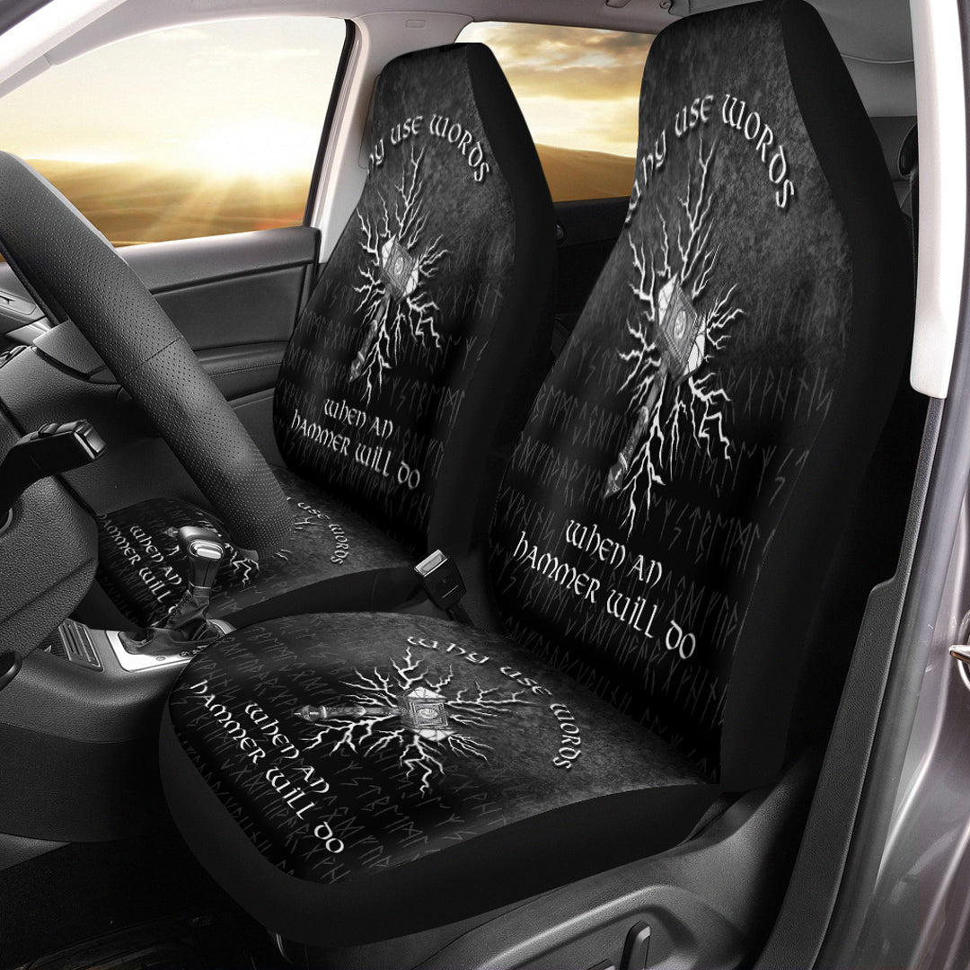 Maori 2021 Car Seat Covers Purple Aotearoa Tattoo