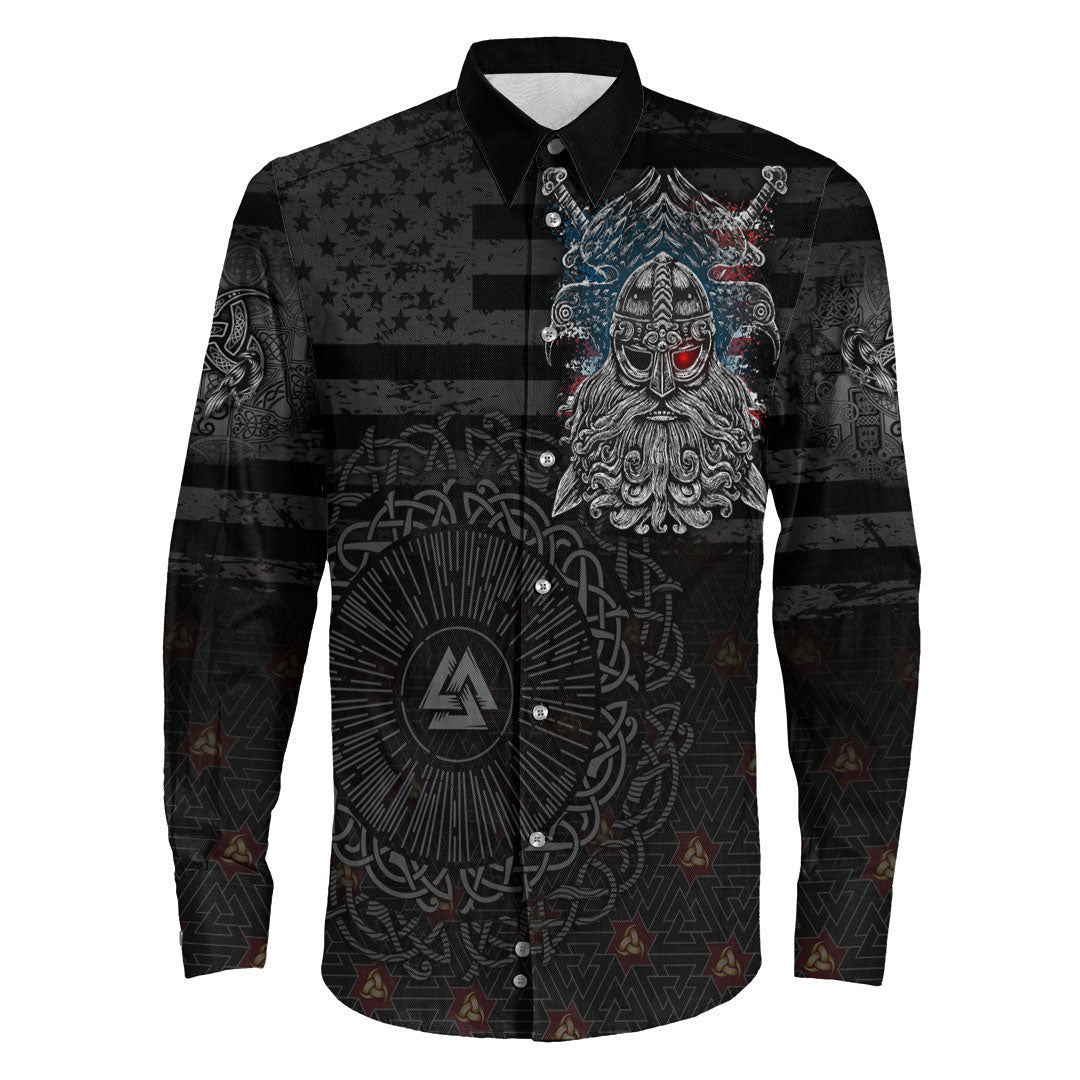 Clothing American Viking The Viking Spirit Long Sleeve Button Shirt