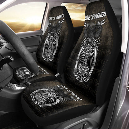 Maori 2021 Car Seat Covers Purple Aotearoa Tattoo