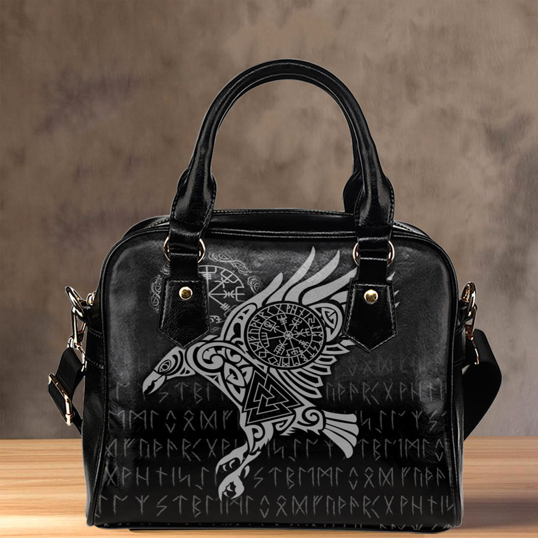 Shoulder Handbag Raven Vegvisir Tattoo Special Version Shoulder Handbag