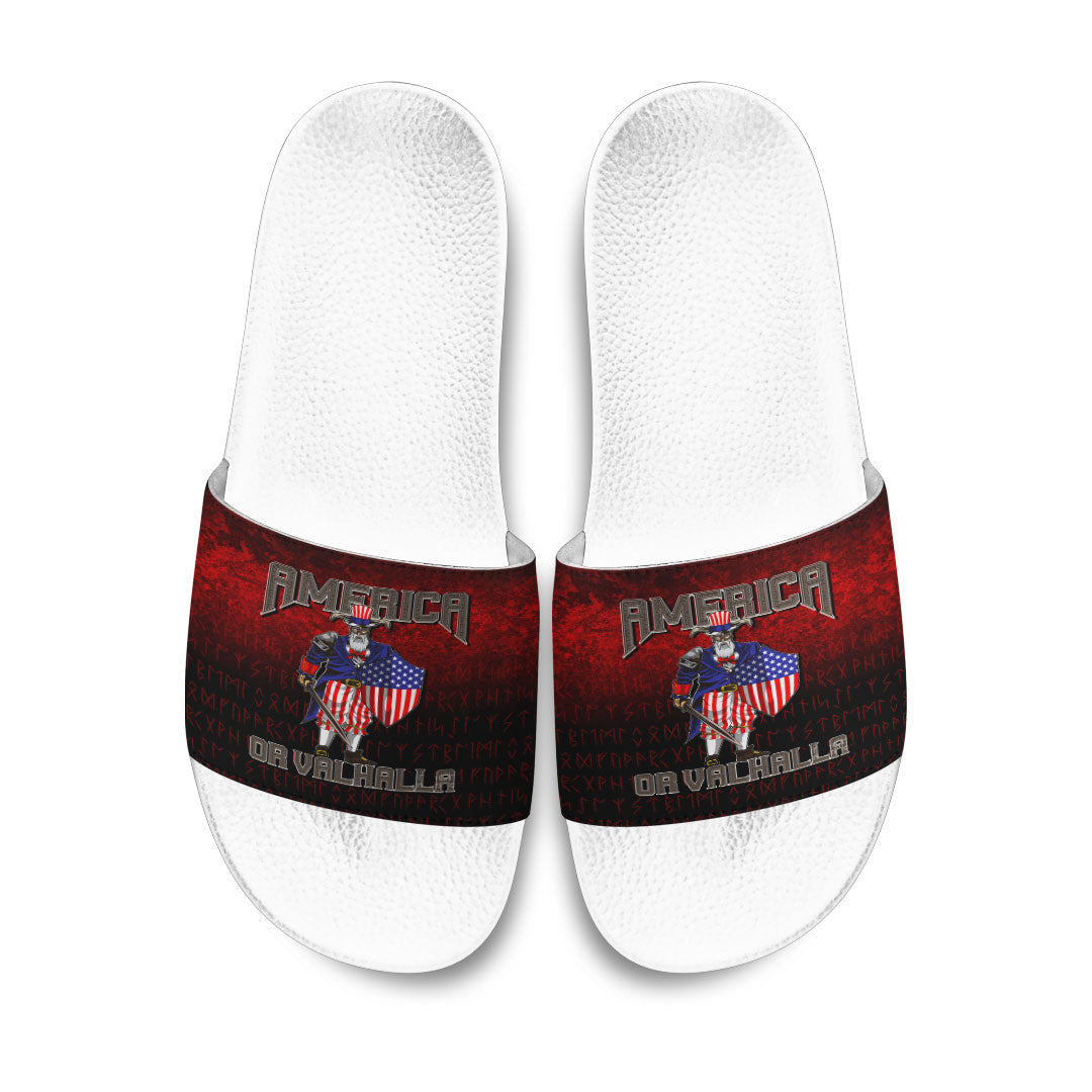 Slide Sandals America Or Valhalla Slide Sandals