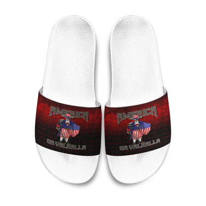 Slide Sandals America Or Valhalla Slide Sandals