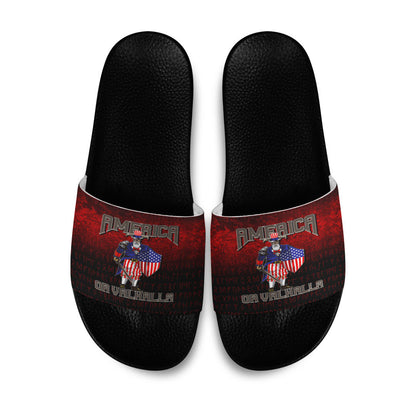 Slide Sandals America Or Valhalla Slide Sandals