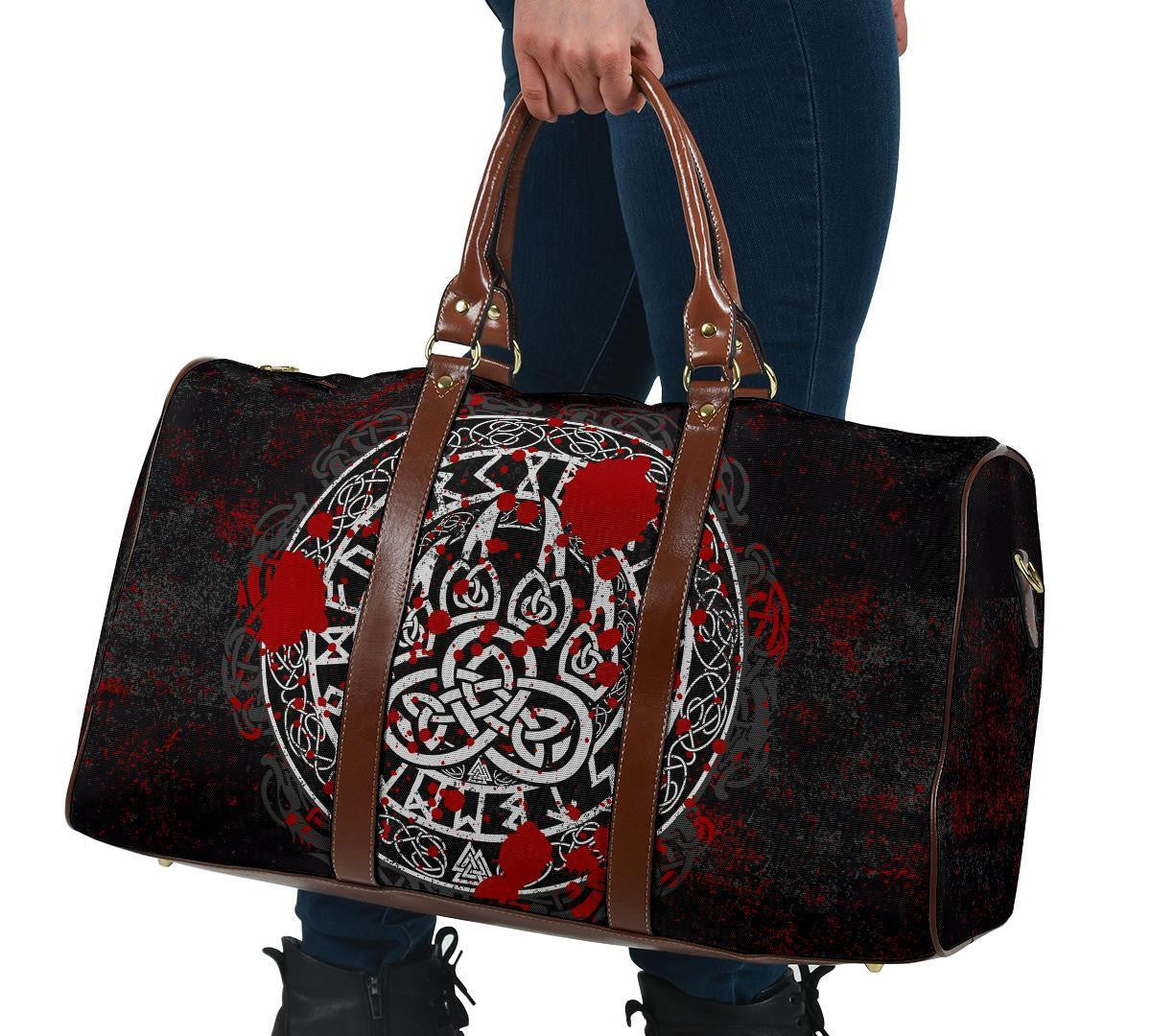 Travel Bag Viking Bear Claws Blood Tattoo