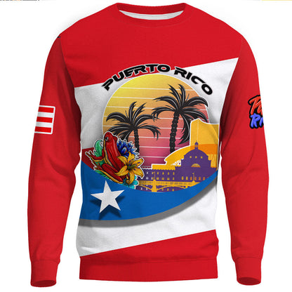 Clothing Puerto Rico Style Disco Retro Sweatshirts