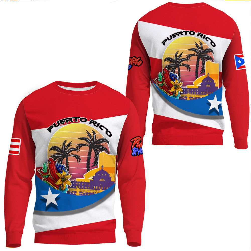 Clothing Puerto Rico Style Disco Retro Sweatshirts