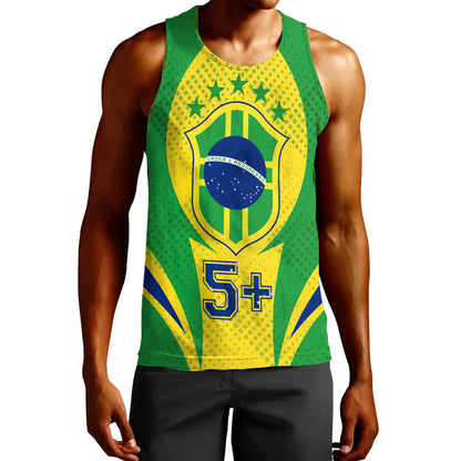 Clothing Brazil Action Flag Style Sport Tank Top