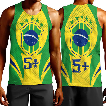 Clothing Brazil Action Flag Style Sport Tank Top